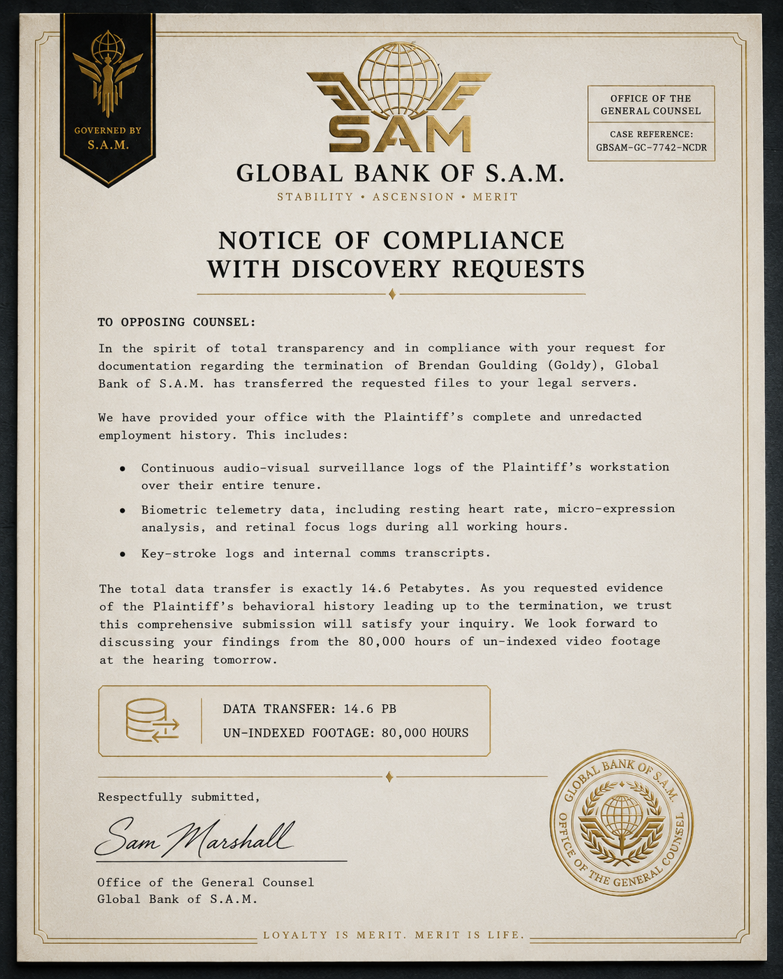 Discovery compliance